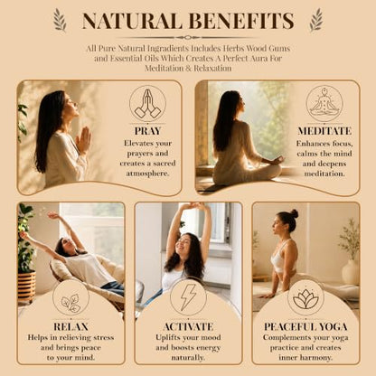 Natural Cedar Incense Sticks, 100 Sticks, No Charcoal Clean Burning, Organic Non Toxic Insence,100% Natural sustainably harvested, Spiritual Healing Calming Aroma for Positive Vibes - color: Cedar