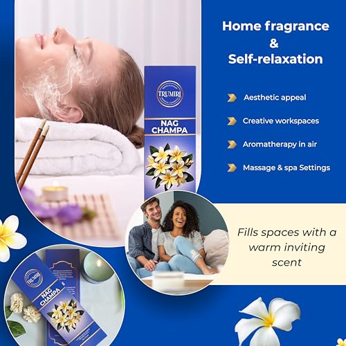 Nag Champa Incense Sticks - Pack of 100 Inscents-Sticks - Scented Insence Made with Natural Ingredients - Indian Spiritual Inciensos Non Toxic Agarbatti Insense - color: Nag Champa