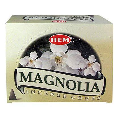 TRUMIRI Magnolia Incense Cones & Cone Incense Burner Bundle - color: Magnolia