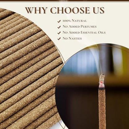 White Sage Incense Sticks (50 Sticks), 100% Natural sustainably harvested White Sage, Suitable for Yoga, Meditation, Relaxation, and Spiritual Purification - color: Sage