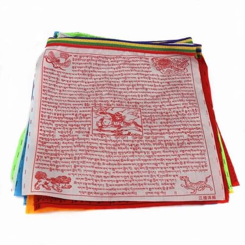90Pcs Flags in Three Roll Tibetan Buddhist Prayer Flags 11" Flags USA
