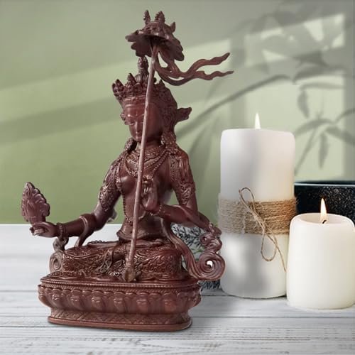 Sitatapatra Buddha Statue Pure Copper Handmade Zen Meditation Decor - color: Sitatapatra