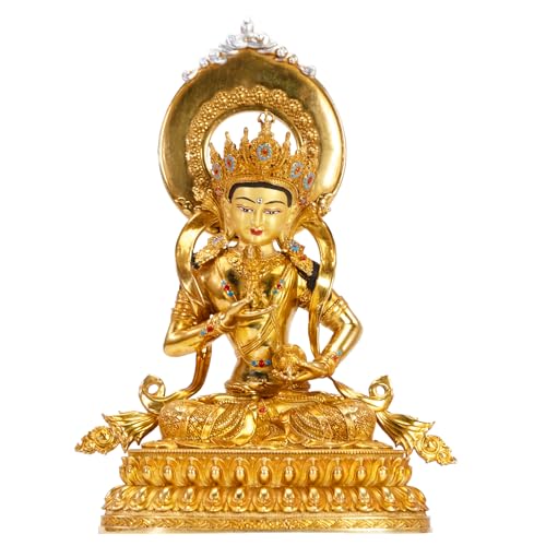 Attractive Fengshui Decor Portable Handcrafted Gold-Plated - color: Vajrasattva