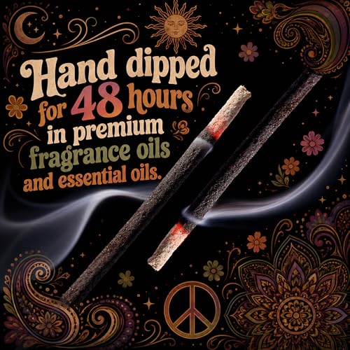 Spearmint Exotic Incense Sticks Jumbo 19 Inch Long - Bulk 1 Bundle 27 to 30 Sticks - Natural 19" Extra Large with A Smooth Aroma that Burns for 3 to 4 Hours Each.