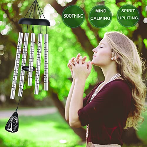 JUST FOR WIND Sympathy Wind Chimes For Loss Of Mom Mother, Bereavement Memorial Gifts In Memory Of Loved One, 32 Inch Aluminum Wind Chimes - size: 32 inch
