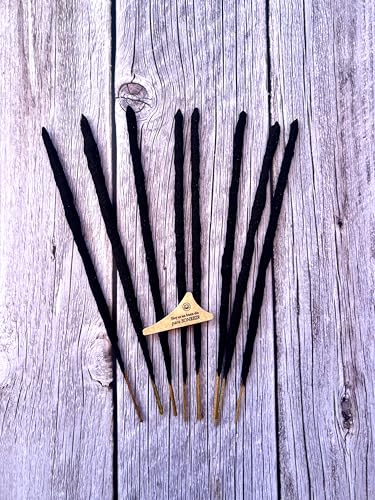 Premium Tibetan INCENSE. (Hindu Sandalwood - Purification) Therapeutic and Organic. Hand Made. 8 count.
