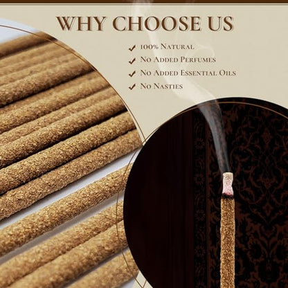 Palo Santo Incense Sticks (30 Sticks), 100% Natural sustainably harvested Peruvian Palo Santo, Suitable for Meditation, Relaxation, and Spiritual Purification - color: Palo Santo
