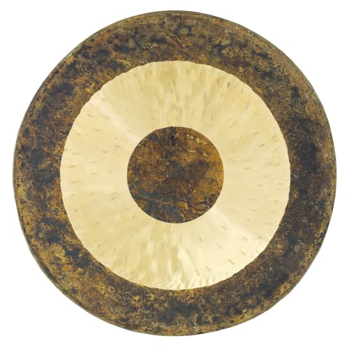 Unlimited Atlantis Chau Gongs - Includes Gong, Mallet & Rope/Bronze Chinese Gong With Traditional & Aged Look/For Sound Healing, Meditation, & Yoga. - size: 18"