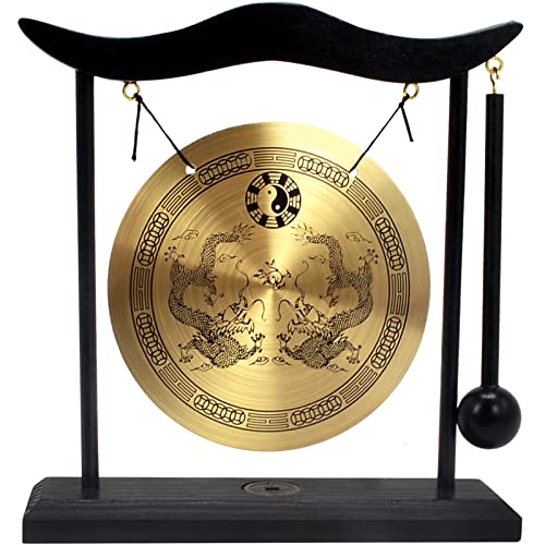 Zen Art Brass Feng Shui Desktop Gong H1303 - color: H1303