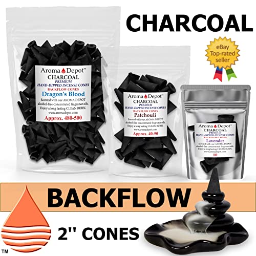 2'' Cherry Backflow Charcoal Incense Cones (Approx. 45-50)