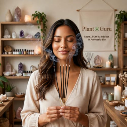 Black Coconut Exotic Incense Sticks 7 Inch - Bulk 1 Bundle 85 to 100 Sticks - Natural 7" Long Lasting Aroma that Burns for 30 to 45 Minutes.