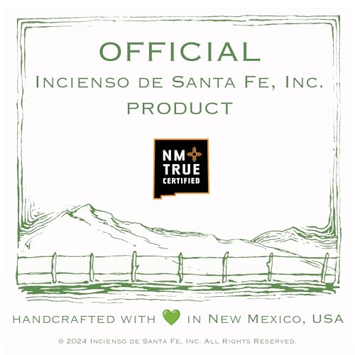 Incienso de Santa Fe - Cedar Natural Wood Incense Bricks with Holder, 100 Count - Made in the USA - color: Cedar, size: 100