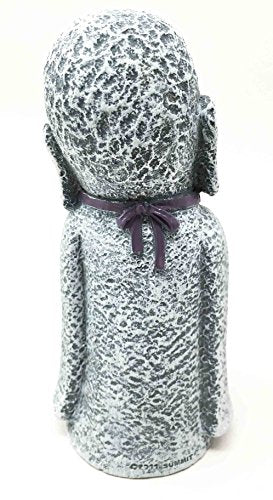 Gifts & Decor Harmony Peace Ksitigarbha Bodhisattva Ojizo Sama Jizo Purple Bib Figurine