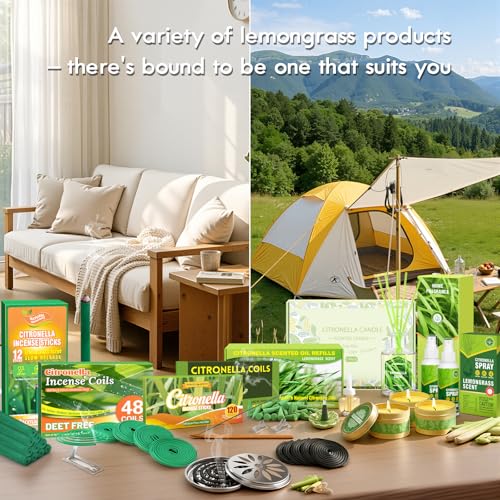 SCENTORINI Citronella Incense Cones, 120 Pcs Incense Cones with 1 Holder - color: Green Incense Cones