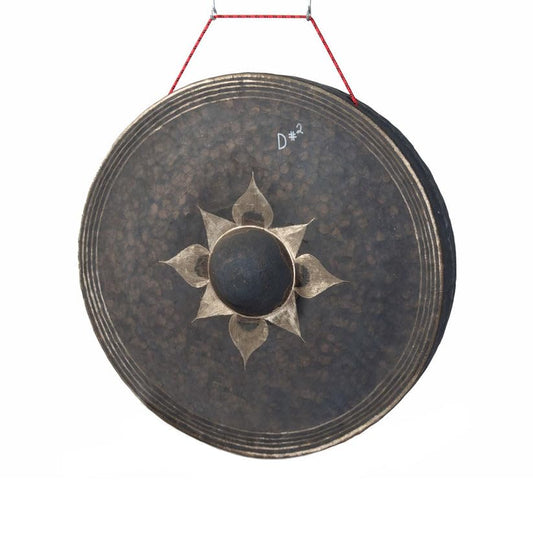 Handcrafted Chinese Gong (D#2 Tuned Thai Gong 30" - 32") - size: D#2