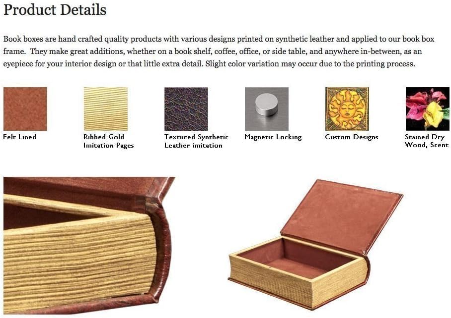 Life of the Buddha Art Book Box Set Jewelry Keepsake Secret Box Buddhism by Enchanted World of Boxes