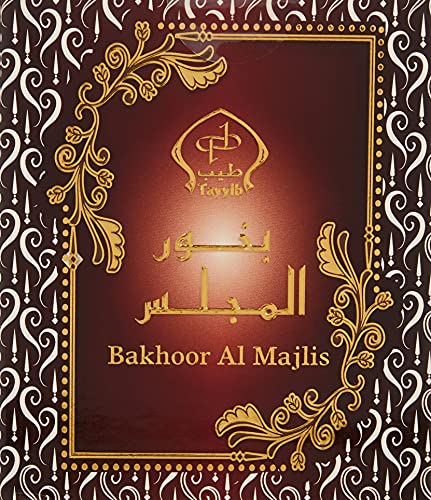 Tayyib Bakhoor Al Majlis 50 gm Incense Home Fragrance Natural Hand Dipped Best Wood Scent Use with Incense Burner- Not Included