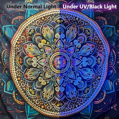 AACKart Mandala Wall Tapestry for Bedroom Aesthetic, 80x60 Inches - size: 80"L x 60"W