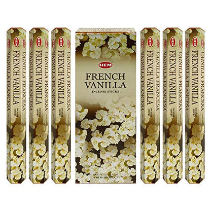 French Vanilla Incense Sticks and Incense Stick Holder Bundle Insence Insense Hem Incense Sticks - color: French Vanilla