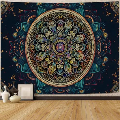AACKart Mandala Wall Tapestry for Bedroom Aesthetic, 80x60 Inches - size: 80"L x 60"W