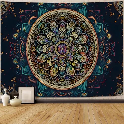 AACKart Mandala Wall Tapestry for Bedroom Aesthetic, 80x60 Inches - size: 80"L x 60"W