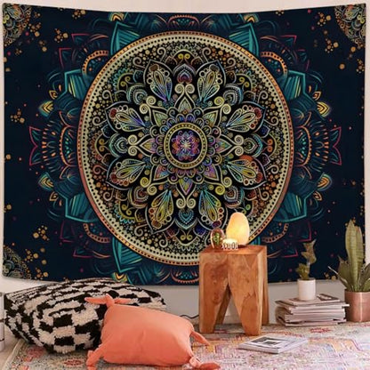 AACKart Mandala Wall Tapestry for Bedroom Aesthetic, 80x60 Inches - size: 80"L x 60"W
